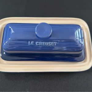 Azure Blue Le Creuset Stoneware butter dish